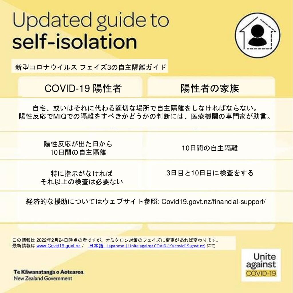 self-isolation guide Japaneseのサムネイル